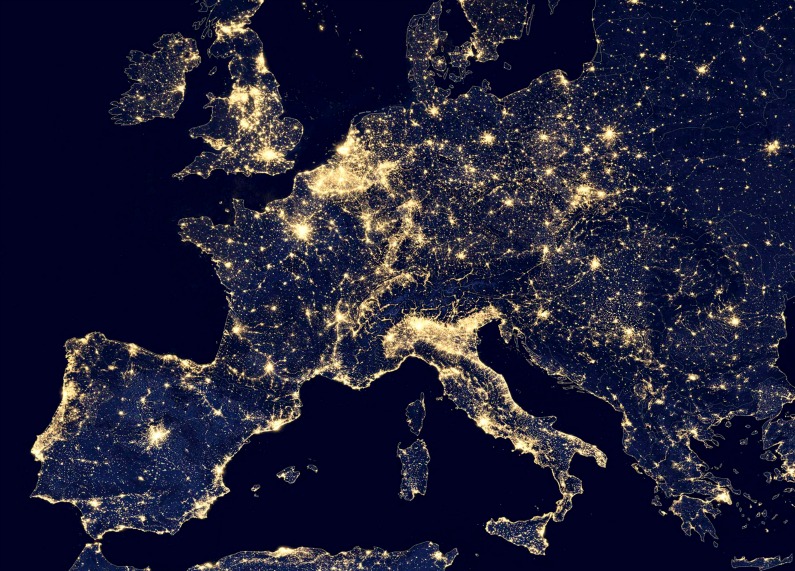 Europa vista dallo Spazio Europa vista dallo Spazio