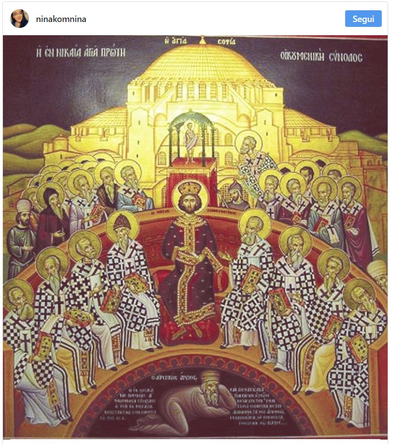 La natura della "trinità" concilio di nicea