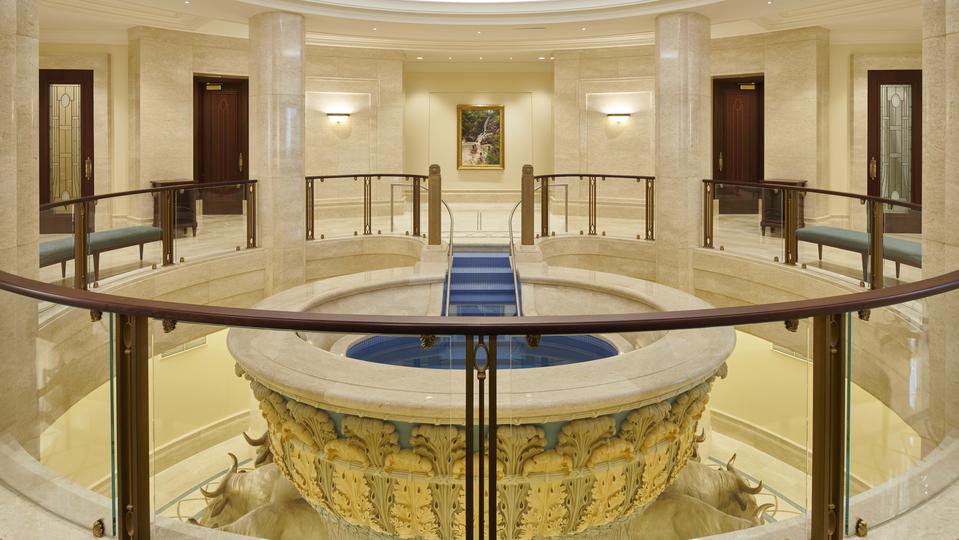 dei templi mormoni Il battistero del tempio di Roma