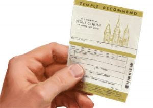 raccomandazione per il tempio
