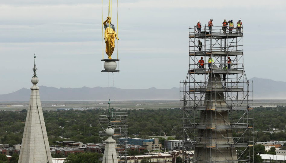 La capsula del tempo del tempio di Salt Lake