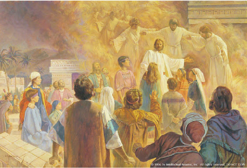 Dio è tra noi attraverso la guida dei profeti, dei dirigenti, tramite le scritture. Egli è tra noi anche attraverso i nostri fratelli e le nostre i sorelle che ci aiutano e sostengono.