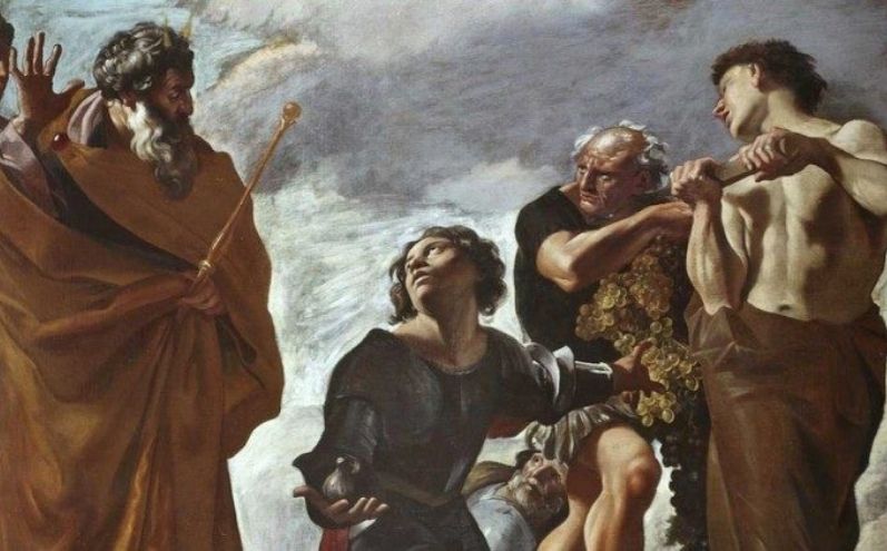 Mosè con gli esploratori di ritorno da Canaan Le spie e la spedizione di 40 giorni