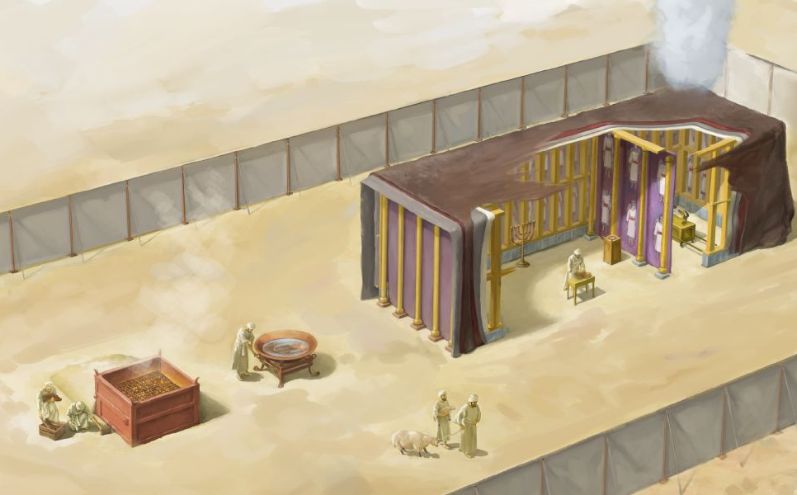 Tabernacolo di Mosè: La bacinella di rame