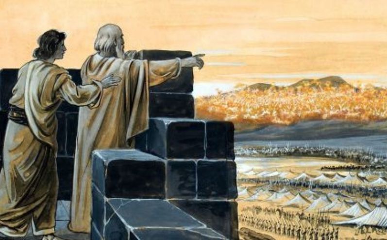 Il profeta Eliseo apre gli occhi ad uno dei suoi servi